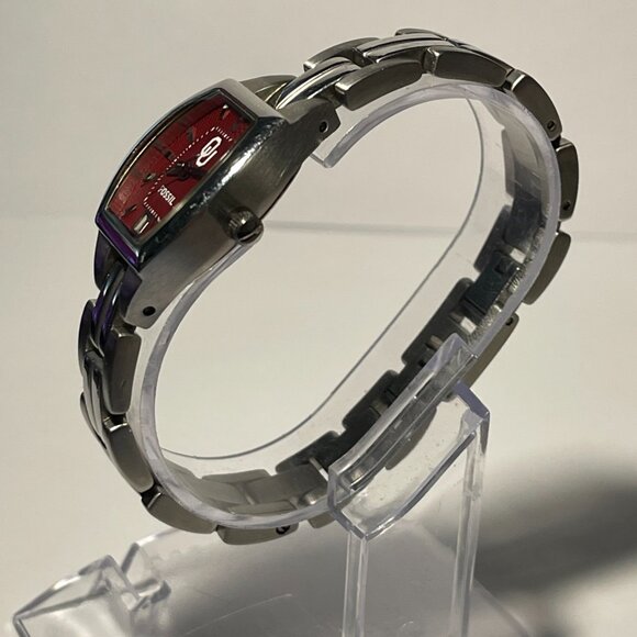 Oklahoma Sooners NCAA Stainless-Steel Bracelet Watch by Fossil NEW - Picture 3 of 8